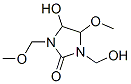 4-hydroxy-1-(hydroxymethyl)-5-methoxy-3-(methoxymethyl)imidazolidin-2-one  구조식 이미지