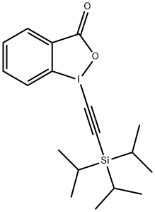 1-[(Triisopropylsilyl)ethynyl]-1,2-benziodoxol-3(1H)-one 구조식 이미지