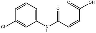 N-(3-CHLOROPHENYL)MALEAMIC ACID Structure