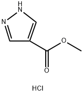 METHYL 1H-PYRAZOLE-4-CARBOXYLATE HYDROCHLORIDE Structure