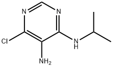 6-클로로-N4-(1-메틸에틸)피리미딘-4,5-디아민 구조식 이미지