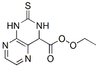 1,2,3,4-테트라히드로-4-히드록시-2-티옥소-4-프테리딘카르복실산에틸에스테르 구조식 이미지