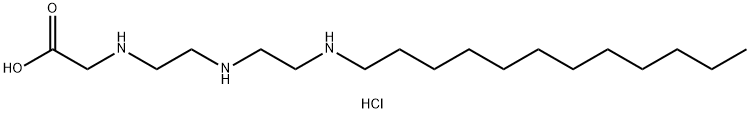 N-[2-[[2-(dodecylamino)ethyl]amino]ethyl]glycine monohydrochloride Structure