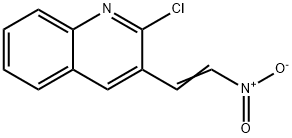 E-2-CHLORO-3-(2-NITRO)VINYLQUINOLINE Structure