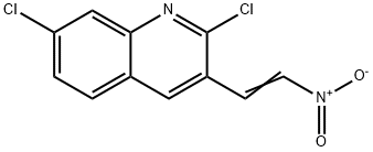 E-2,7-DICHLORO-3-(2-NITRO)VINYLQUINOLINE Structure