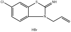 3-Allyl-6-chlorobenzo[d]thiazol-2(3H)-imine hydrobromide 구조식 이미지