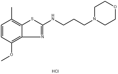 4-Methoxy-7-methyl-N-(3-morpholinopropyl)benzo[d]thiazol-2-amine dihydrochloride Structure