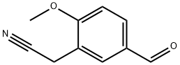 2-(5-Formyl-2-methoxyphenyl)acetonitrile Structure