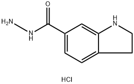 Indoline-6-carbohydrazide dihydrochloride 구조식 이미지