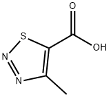 4-Methyl-1,2,3-thiadiazole-5-carboxylic acid 구조식 이미지