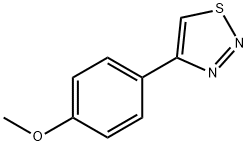 4-(4-메톡시페닐)-1,2,3-티아디아졸 구조식 이미지