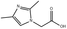 1H-이미다졸-1-아세트산,2,4-디메틸-(9CI) 구조식 이미지