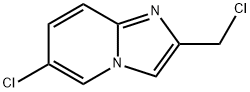 6-CHLORO-2-(CHLOROMETHYL)IMIDAZO[1,2-A]피리딘 구조식 이미지