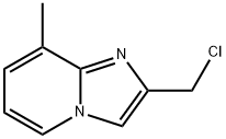 2-클로로메틸-8-메틸-이미다조[1,2-a]피리딘 구조식 이미지