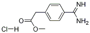 벤젠아세트산,4-(aMinoiMinoMethyl)-,메틸에스테르,모노염산염 구조식 이미지