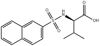 N-(2-Naphthalenylsulfonyl)-D-valine Structure