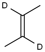 2-BUTENE-2,3-D2 (GAS) (CIS/TRANS MIXTURE) 구조식 이미지