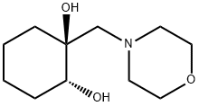 1,2-Cyclohexanediol, 1-(4-morpholinylmethyl)-, cis- (9CI) Structure