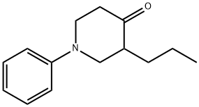 1-N-PHENYL-3-PROPYL-PIPERIDIN-4-ONE 구조식 이미지