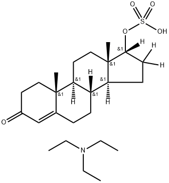 Epitestosterone Sulfate-d3 TriethylaMine Salt Structure