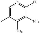 3-PICOLINE, 4,5-DIAMINO-6-CHLORO- Structure