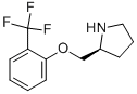 (S)-2-[[2-(TRIFLUOROMETHYL)PHENOXY]METHYL]-PYRROLIDINE Structure