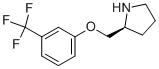 (S)-2-[[3-(TRIFLUOROMETHYL)PHENOXY]METHYL]-PYRROLIDINE Structure