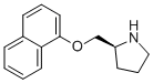 (S)-2-[(1-NAPHTHALENYLOXY)METHYL]-PYRROLIDINE Structure