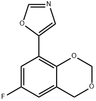 5-(6-Fluoro-4H-1,3-benzodioxin-8-yl)-1,3-oxazole Structure