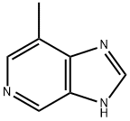 3H-이미다조[4,5-c]피리딘,7-메틸- 구조식 이미지