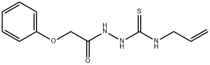 N-ALLYL-2-(PHENOXYACETYL)HYDRAZINECARBOTHIOAMIDE 구조식 이미지