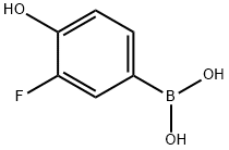 (3-FLUORO-4-HYDROXYPHENYL)BORONIC ACID Structure