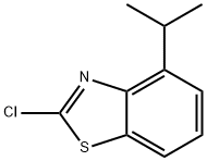 벤조티아졸,2-클로로-4-(1-메틸에틸)-(9CI) 구조식 이미지