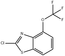 2-CHLORO-4-(TRIFLUOROMETHOXY)BENZOTHIAZOLE Structure