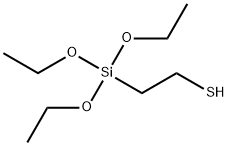 2-메르캅토에틸트리에톡시실란 구조식 이미지