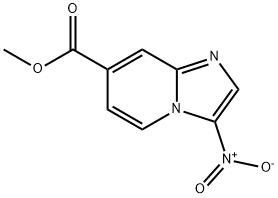 Methyl 3-nitroimidazo[1,2-a]pyridine-7-carboxylate Structure
