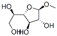 .beta.-D-Galactofuranoside, methyl Structure