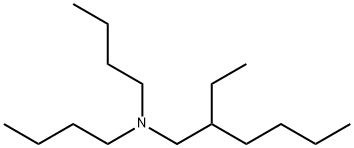 N,N-디부틸-2-에틸헥실아민 구조식 이미지