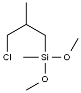 (3-클로로-2-메틸프로필)디메톡시메틸실란 구조식 이미지