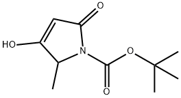 1H-Pyrrole-1-carboxylic acid, 2,5-dihydro-3-hydroxy-2-methyl-5-oxo-, 1,1-dimethylethyl ester Structure