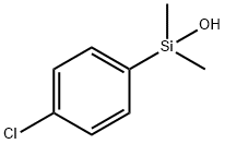 4-클로로페닐디메틸실라놀 구조식 이미지