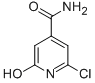 2-HYDROXY-6-CHLOROPYRIDINE-4-CARBOXAMIDE Structure