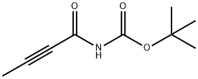 Carbamic acid, (1-oxo-2-butynyl)-, 1,1-dimethylethyl ester (9CI) Structure