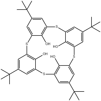 4-TERT-BUTYLTHIACALIX[4]ARENE Structure