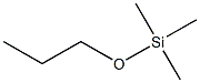 Trimethyl(propoxy)silane 구조식 이미지