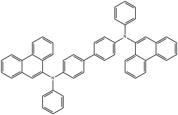 N,N'-BIS(PHENANTHREN-9-YL)-N,N'-디페닐벤지딘 구조식 이미지