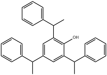 2,4,6-tris(1-phenylethyl)phenol Structure