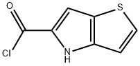 4H-THIENO[3,2-B]PYRROLE-5-CARBONYL CHLORIDE Structure