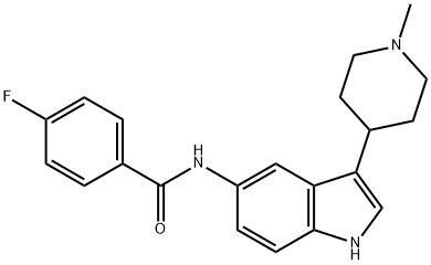 LY 334370 HYDROCHLORIDE 구조식 이미지