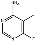Pyrimidine, 4-amino-6-fluoro-5-methyl- (8CI) 구조식 이미지